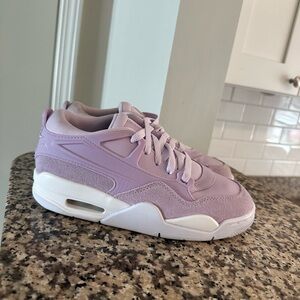 Jordan Athletic Shoes in Lavender and White
